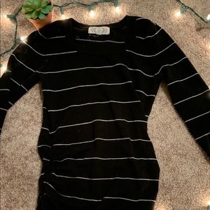 Pink rose top with ruffled edges